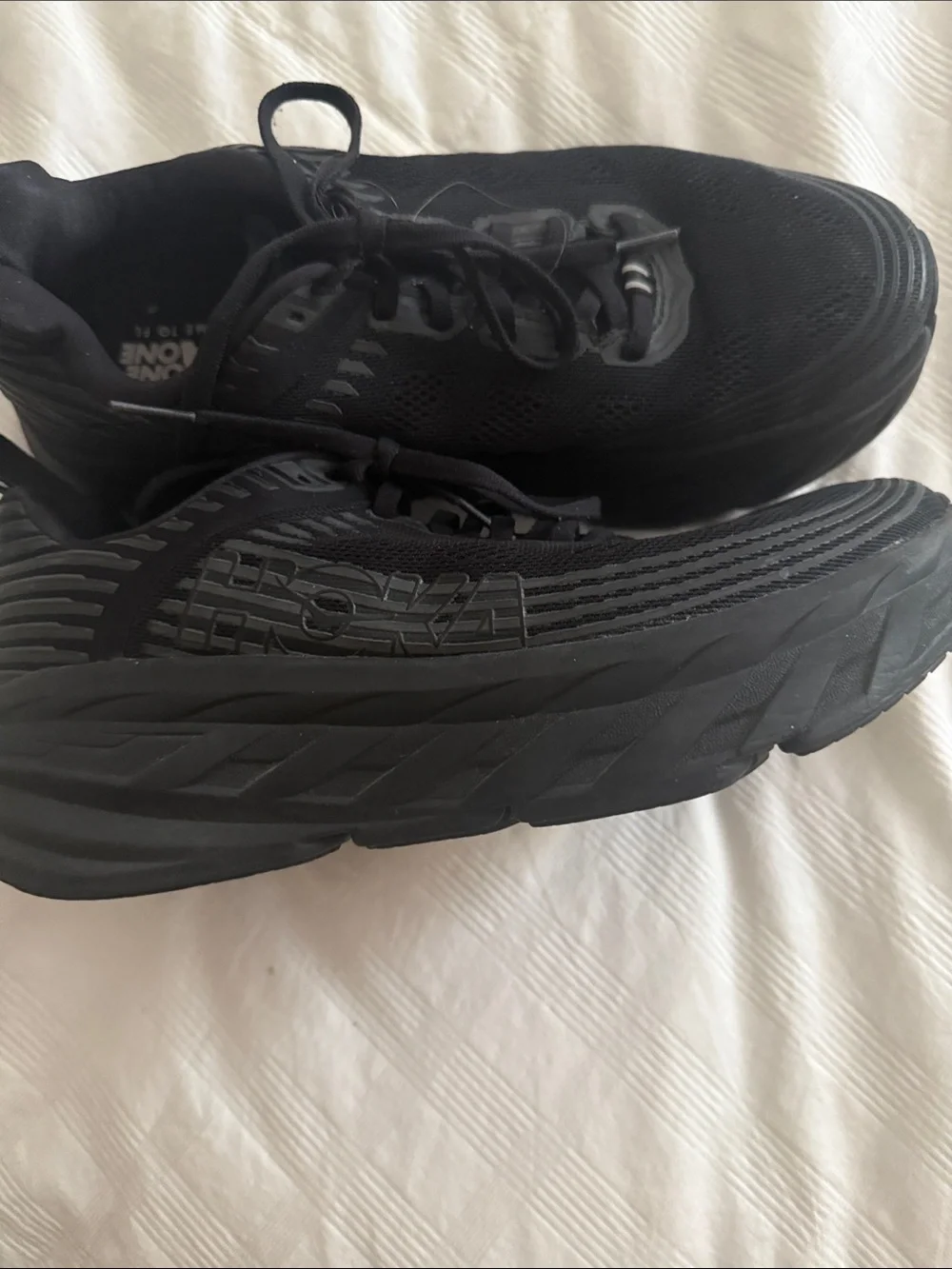 HOKA ONE ONE Women’s Black Lightweight Running Trainers